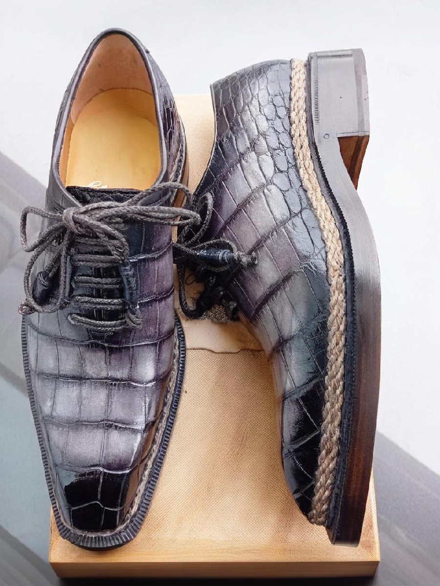 Handmade Crocodile Luxury Dress Shoes