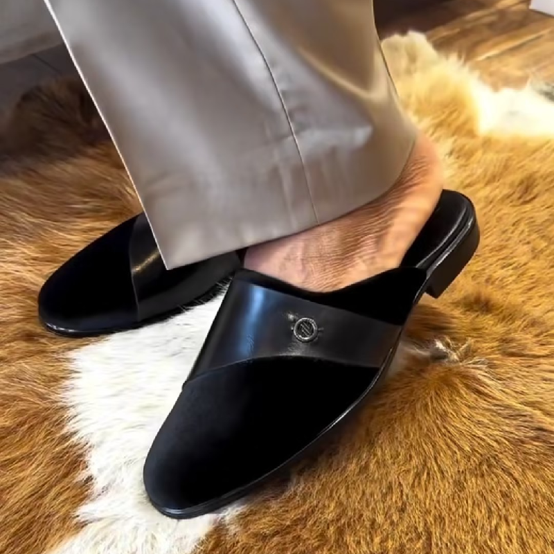 Men's Suede Flip Flops