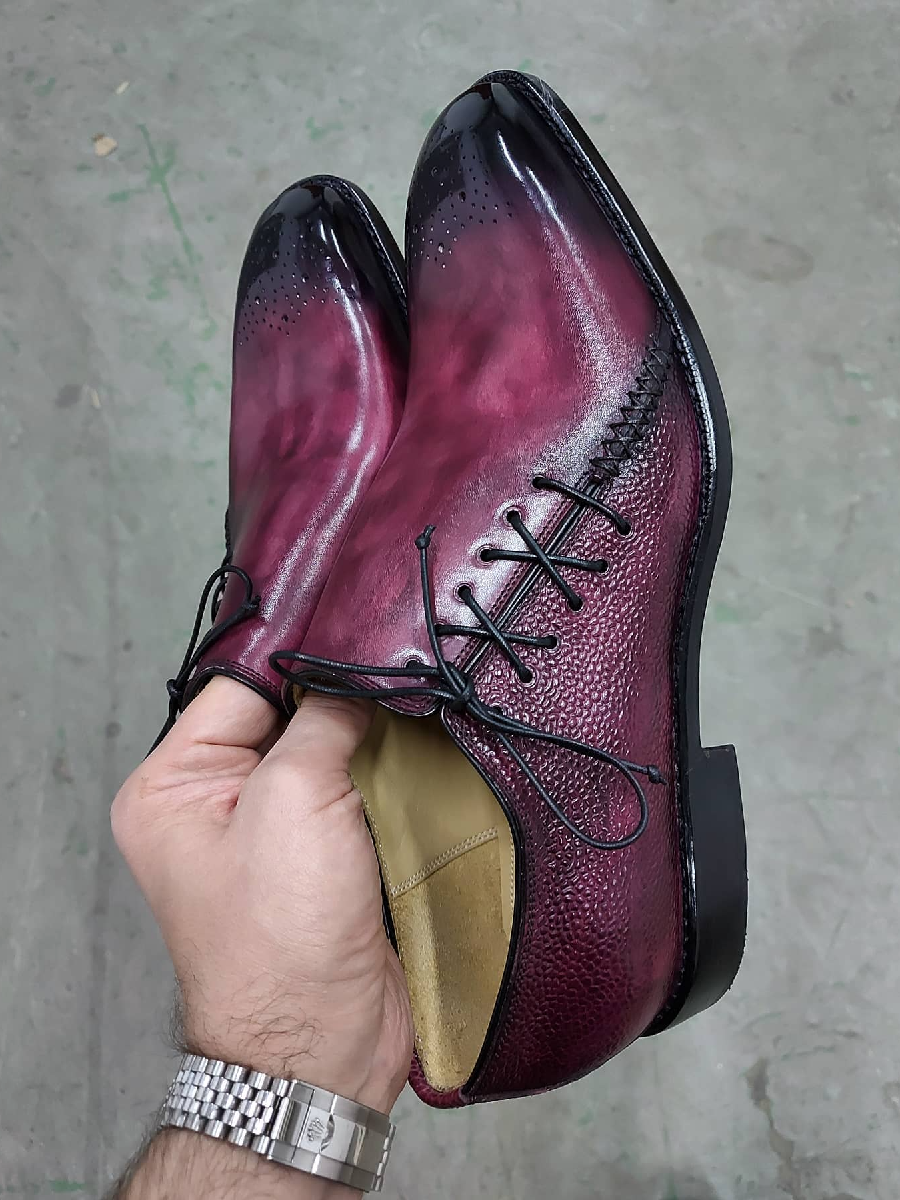 Handmade Side Lace-Up Dress Shoes