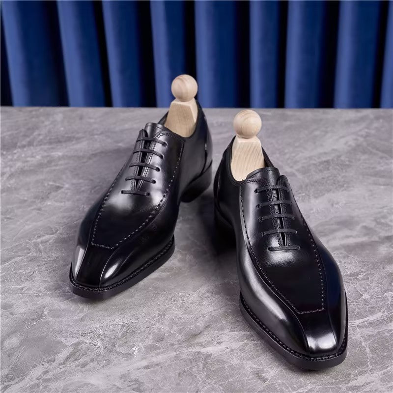 Men's Handmade Square Toe Business Shoes