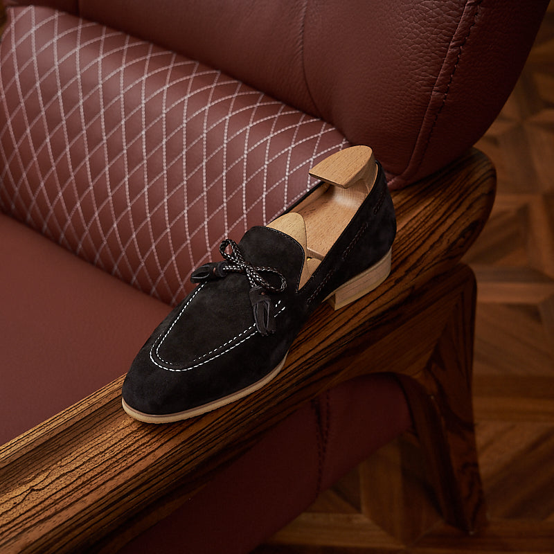 Men's Vintage Velvet Noble Loafer Shoes