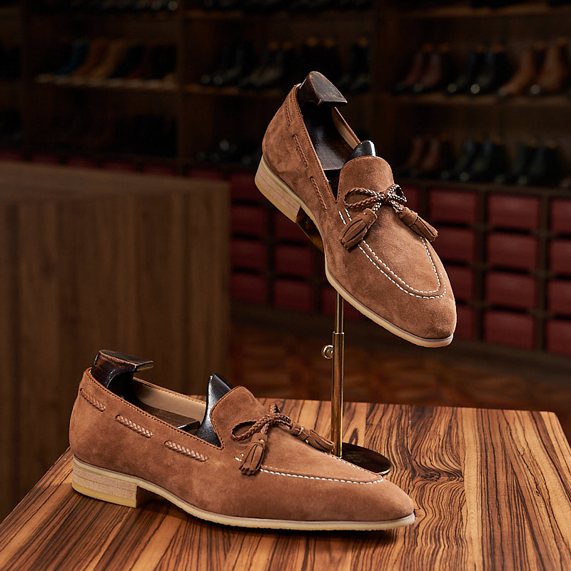 Men's Vintage Velvet Noble Loafer Shoes