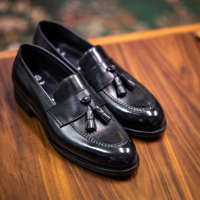 Mallorca Half-Saddle Tassel Loafers