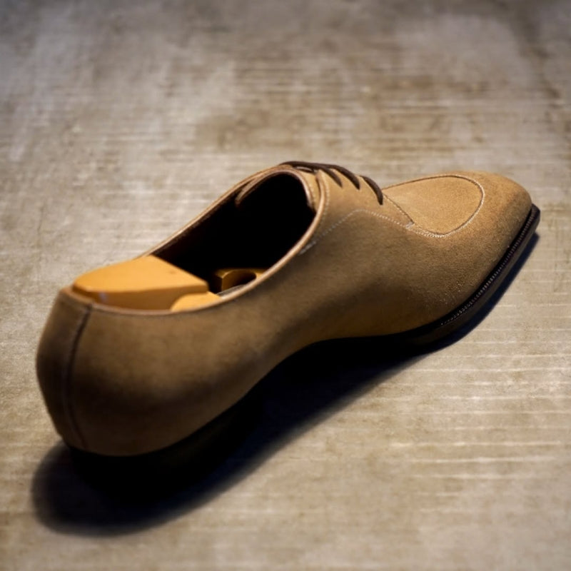 Apron Front Derby By Beige Suede