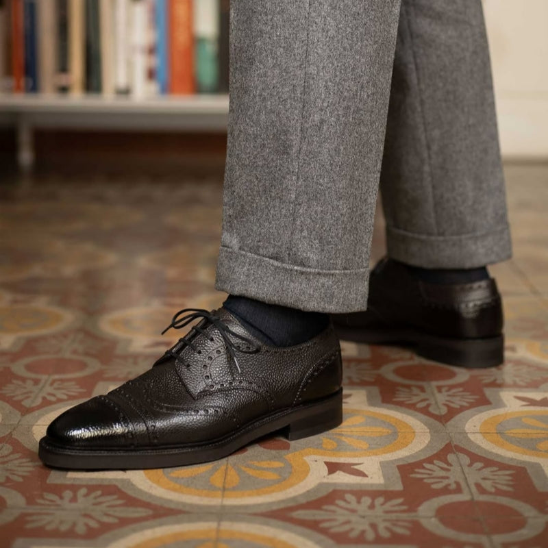 Derby Megabrogue Shoes - ONYX