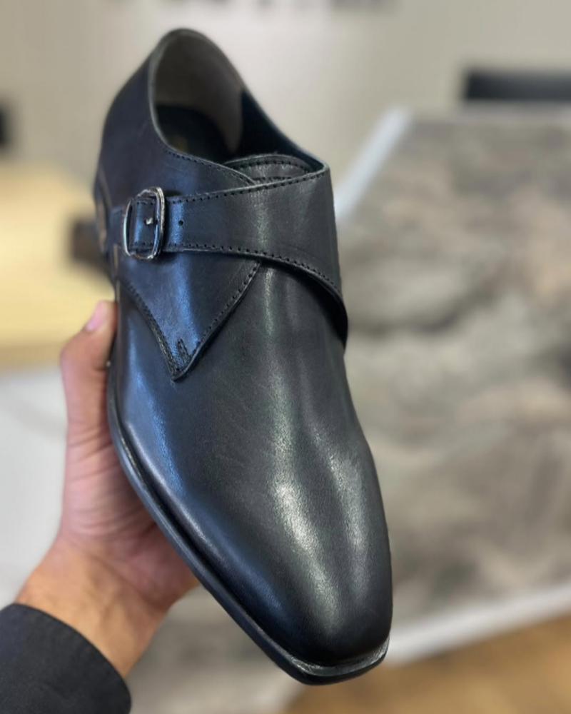 Bridlen Single Monk Leather Shoes