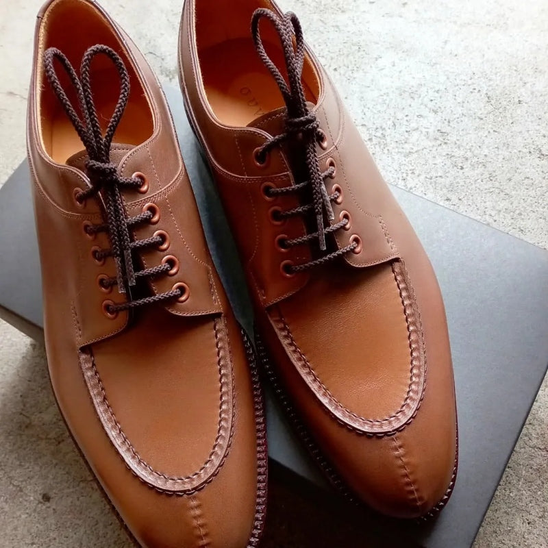 Grained Leather Business Shoes