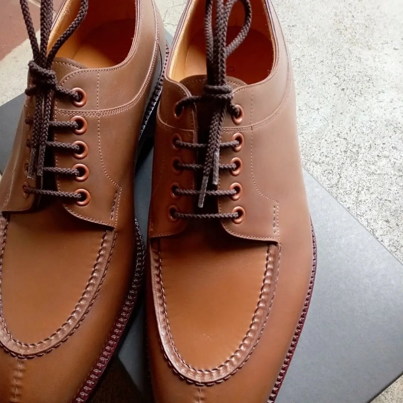 Grained Leather Business Shoes