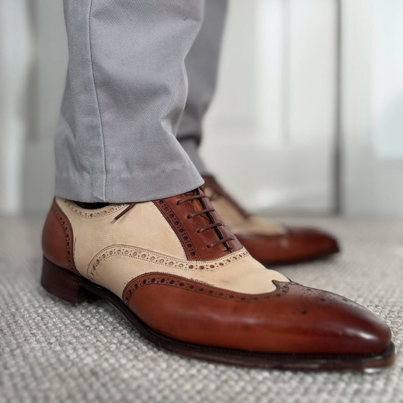 Two-tone Patchwork Oxfords