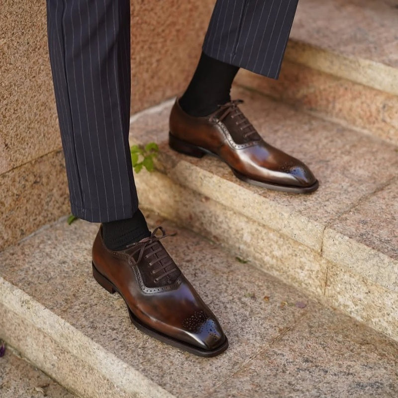 Premium Oxford Suede/Leather Shoes