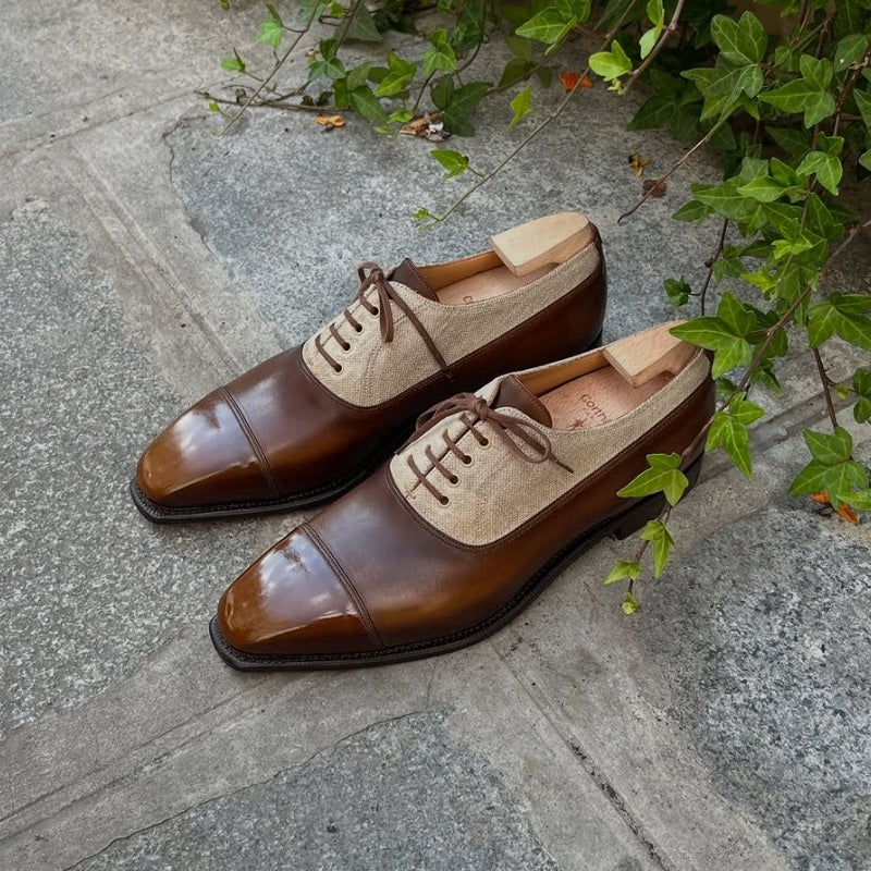 Atticus Oxford Shoes In Old Wood