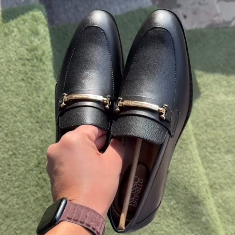 Men’s Black Calf Leather Shoes