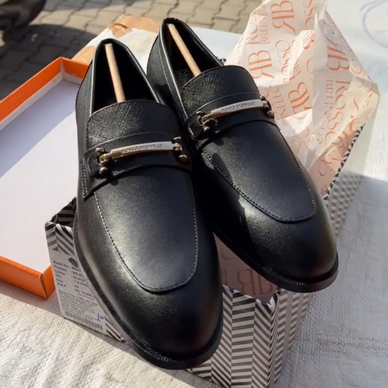Men’s Black Calf Leather Shoes