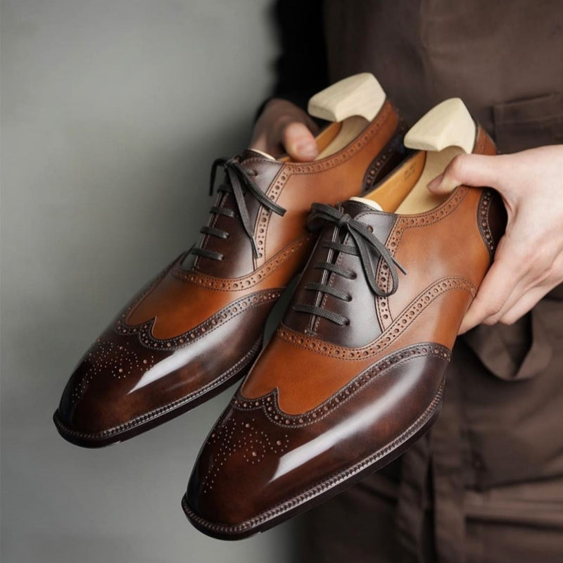 Two-color Split Toe Derby