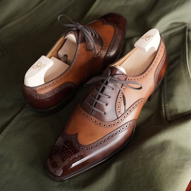 Two-color Split Toe Derby