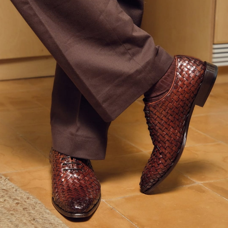 Woven Calf Oxford