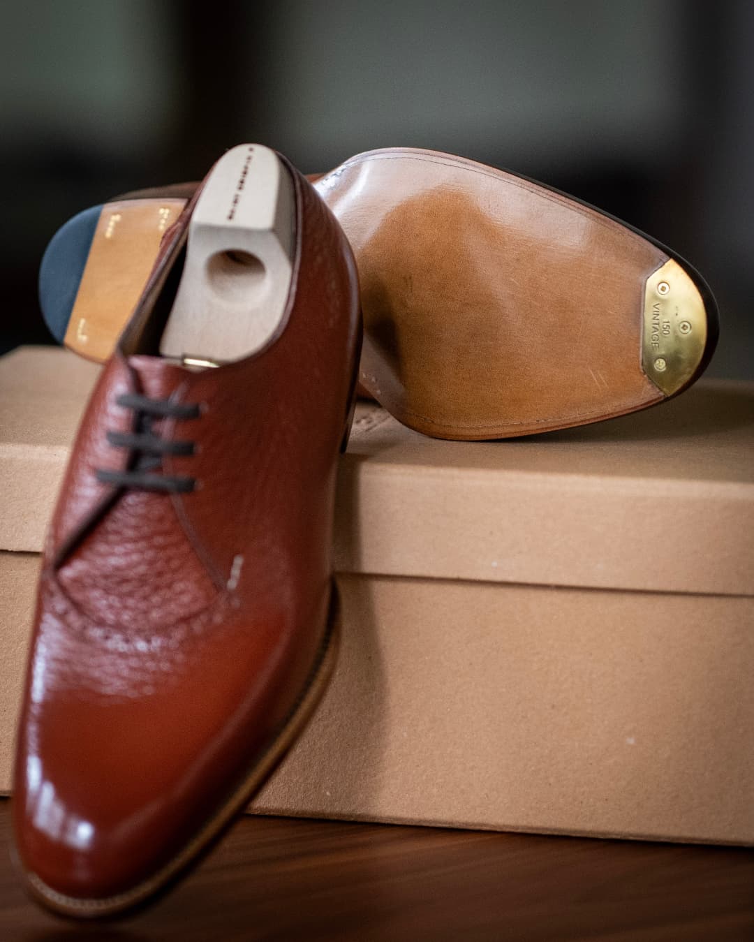 Men's Casual Brown Leather Shoes