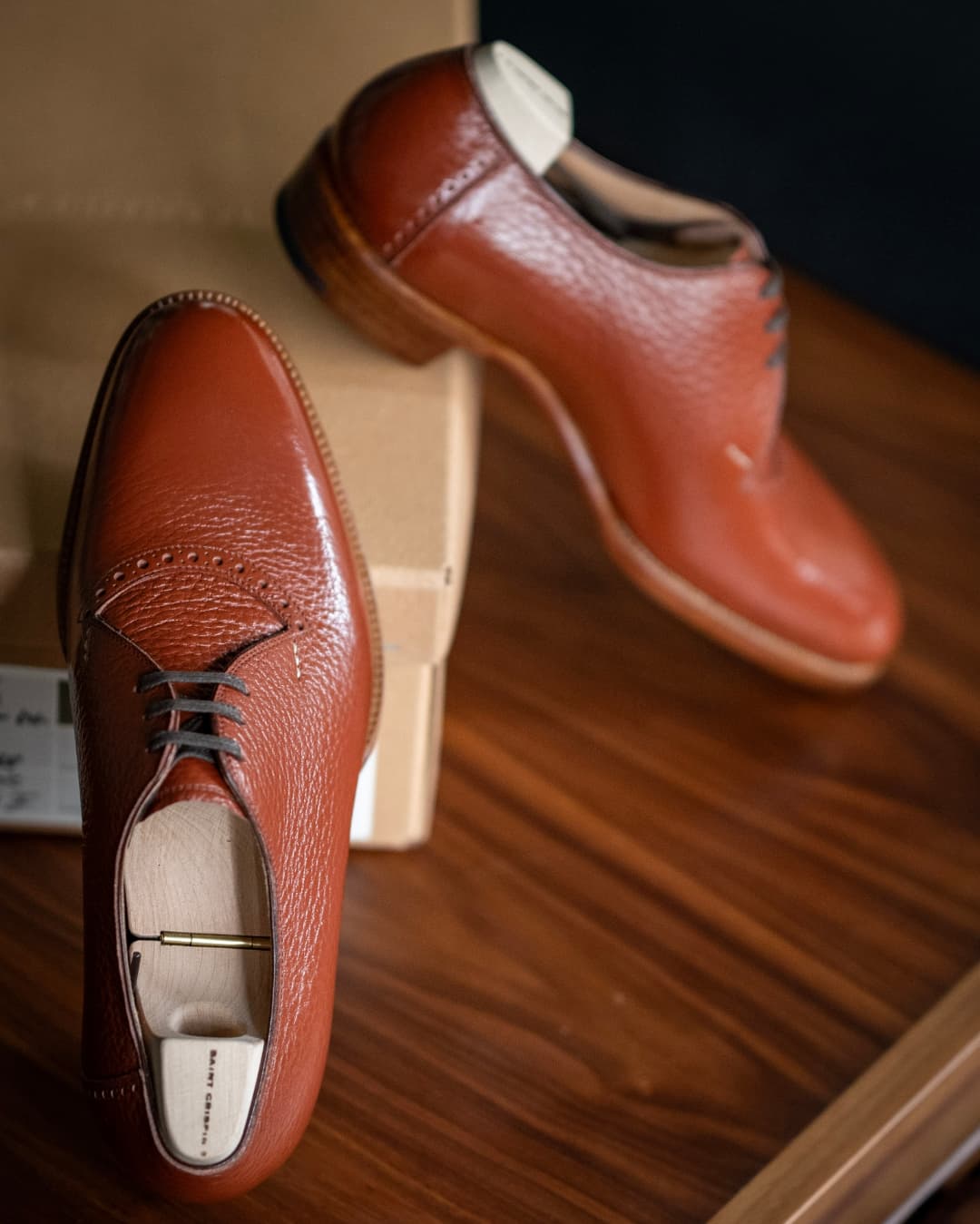 Men's Casual Brown Leather Shoes