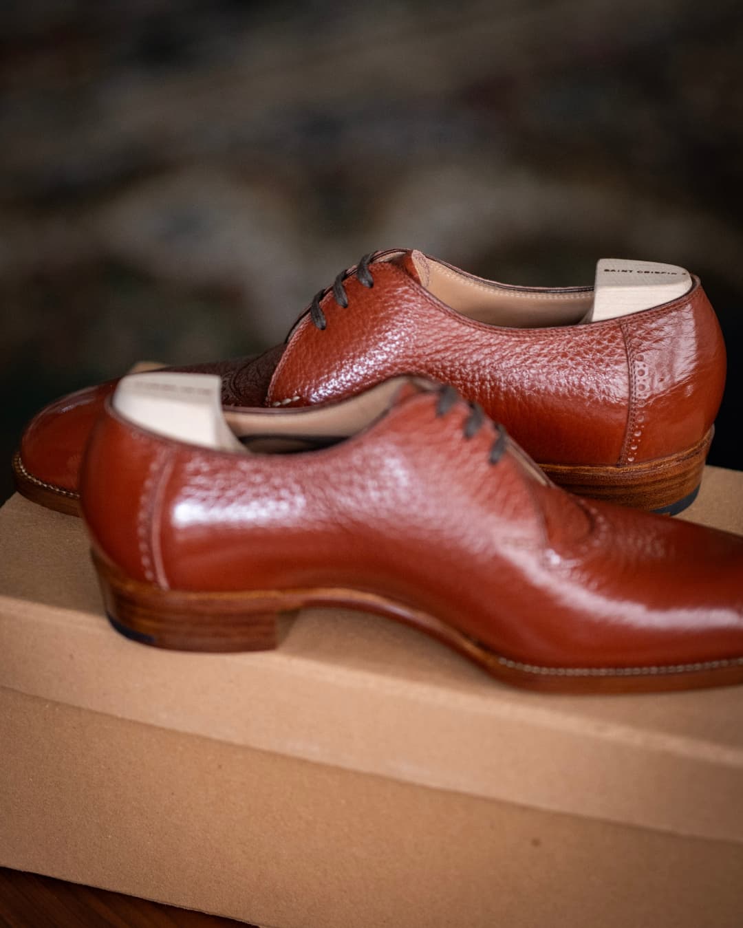 Men's Casual Brown Leather Shoes