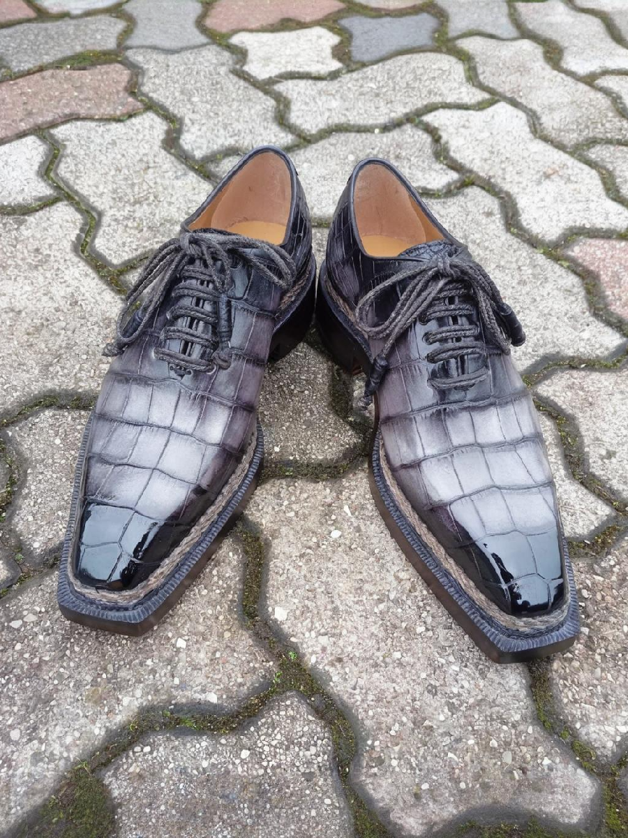 Handmade Crocodile Luxury Dress Shoes