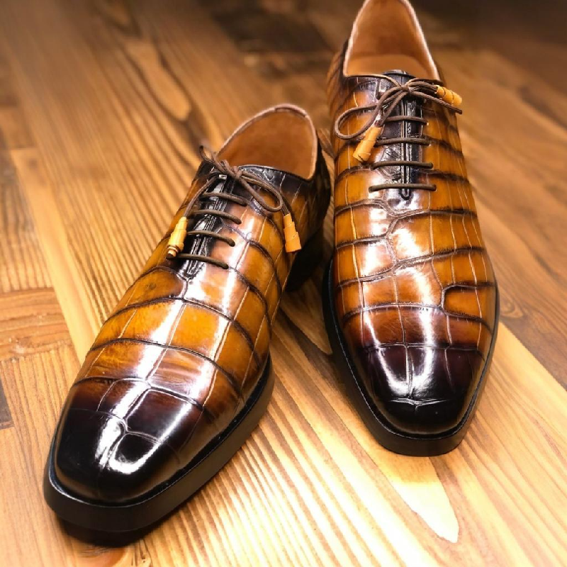 Crocodile Leather Dress Shoes & Oxfords