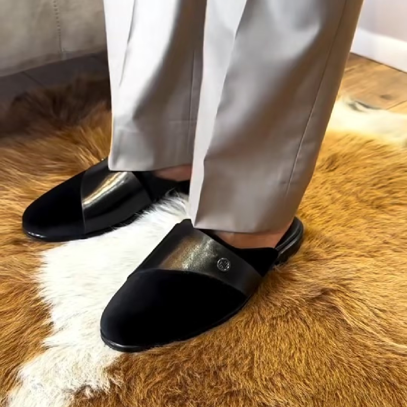 Men's Suede Flip Flops
