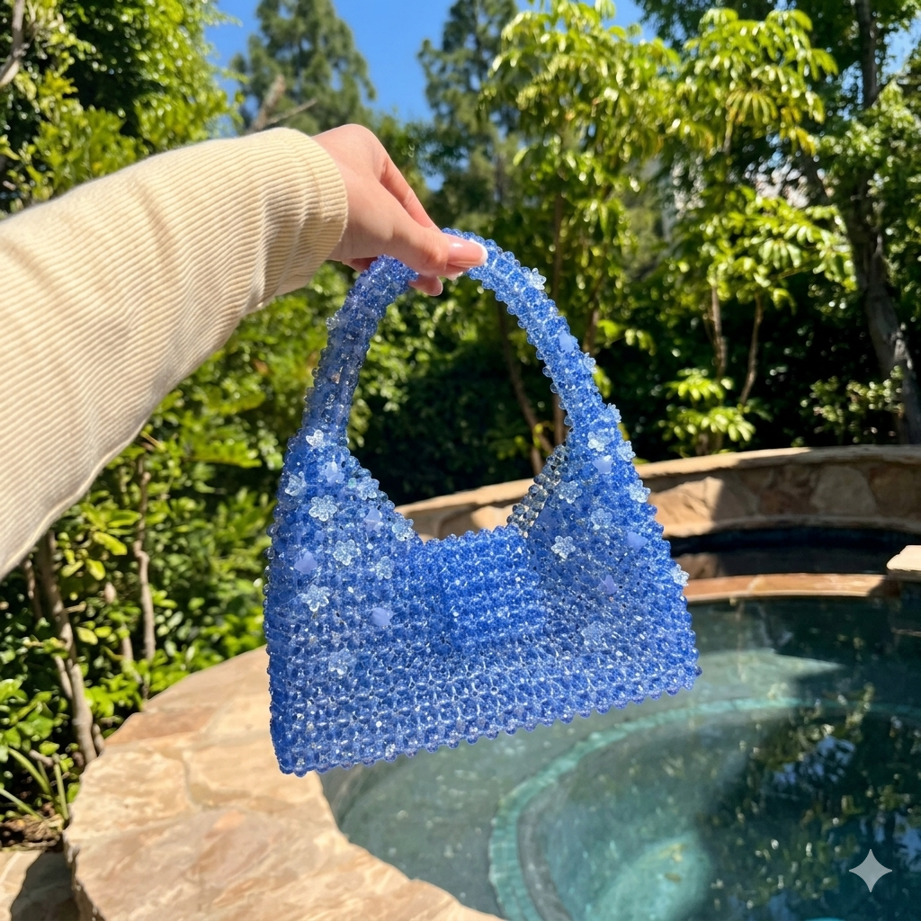 Handmade Crystal Handbag