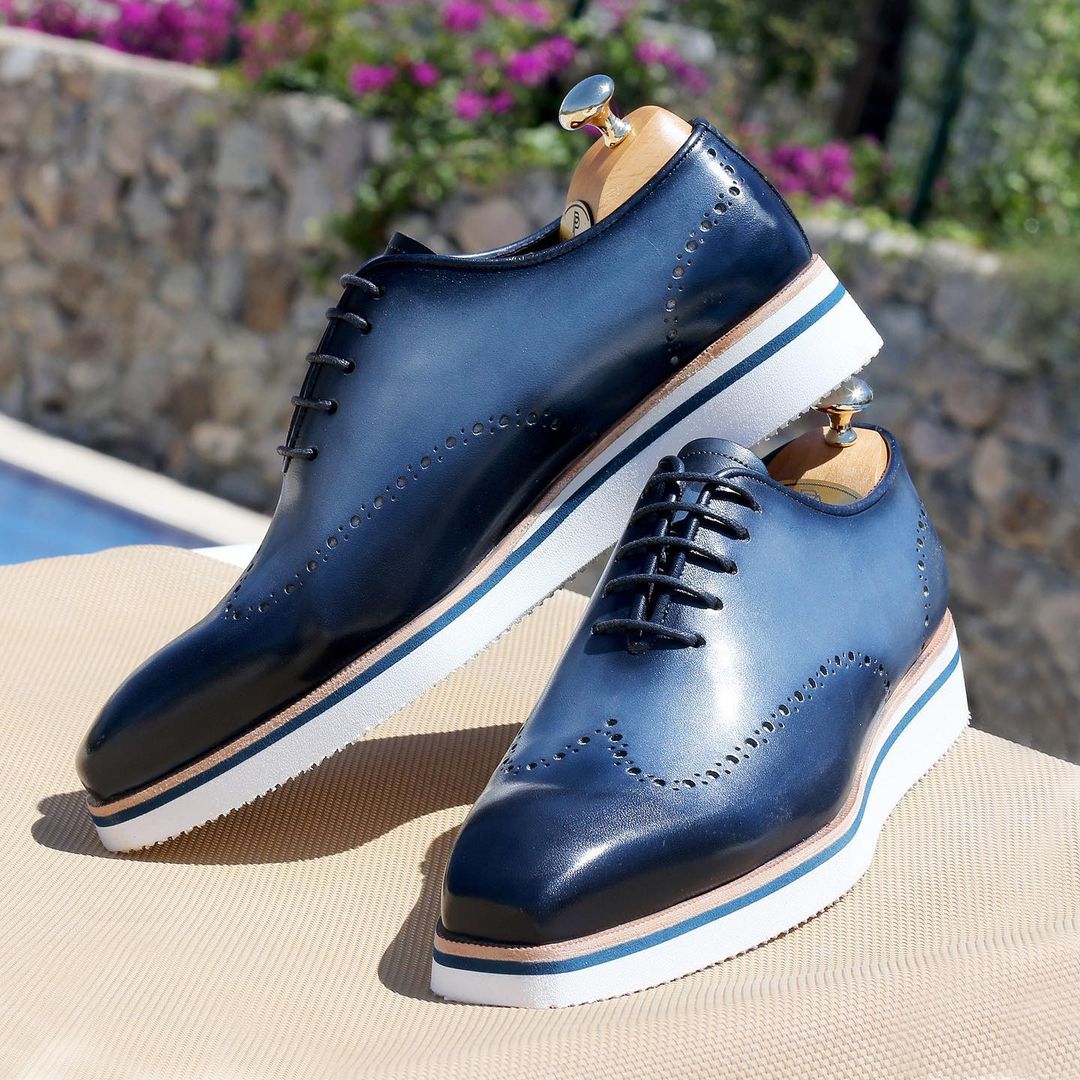 Men's Smart Casual Wingtip Oxfords