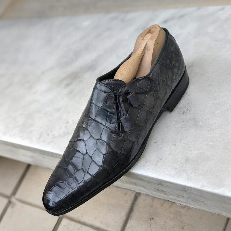 Men's Luxury Formal Side Lace-Up Dress Shoes