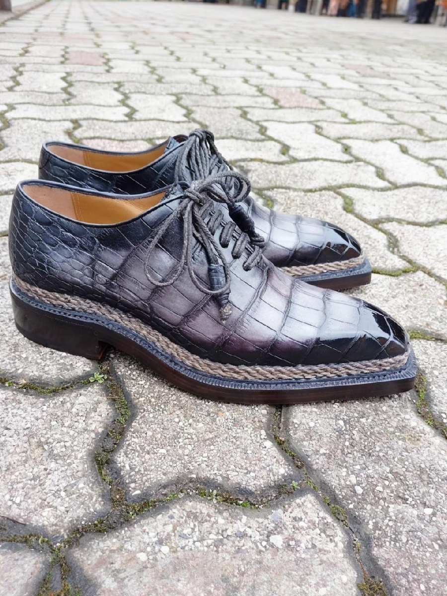 Handmade Crocodile Luxury Dress Shoes