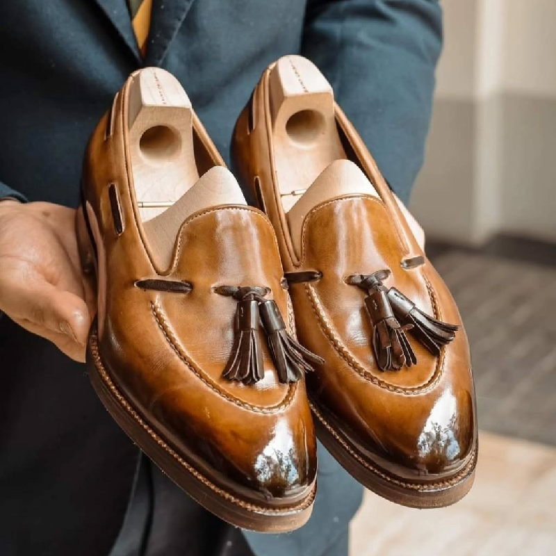 Vintage Luxury Tassel Loafers
