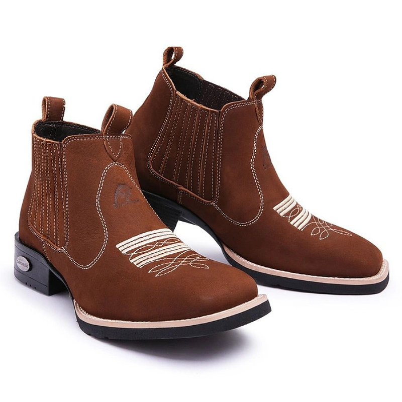 Handmade Suede Cowboy Boots