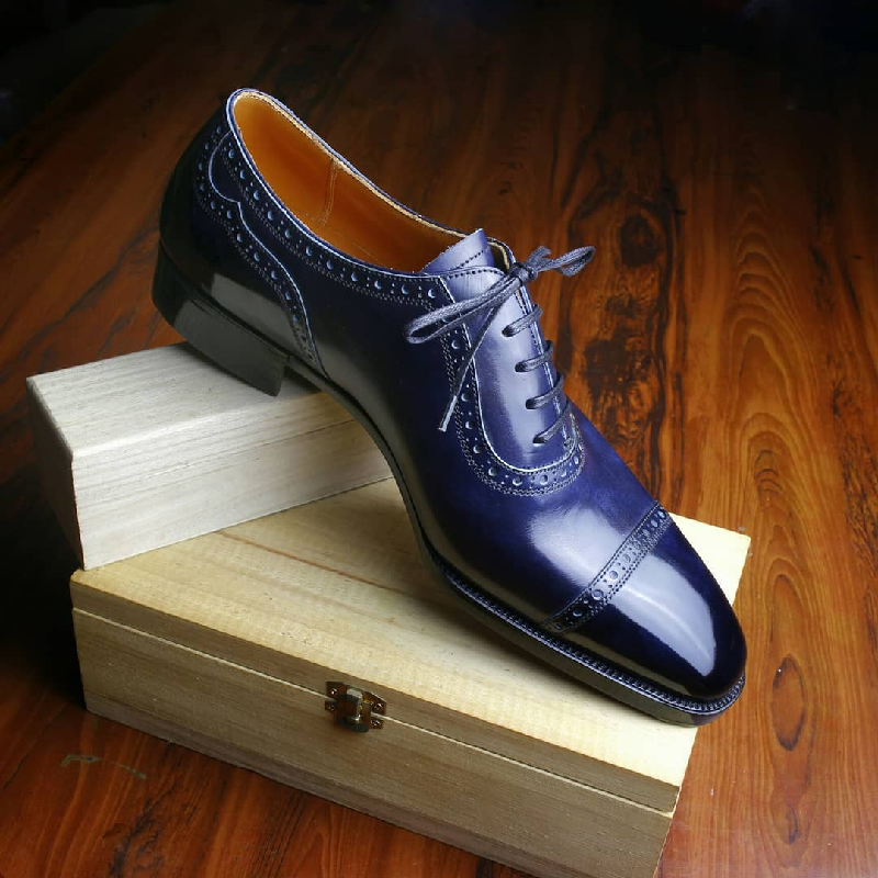 Italian Handmade Calf Leather Formal Oxfords