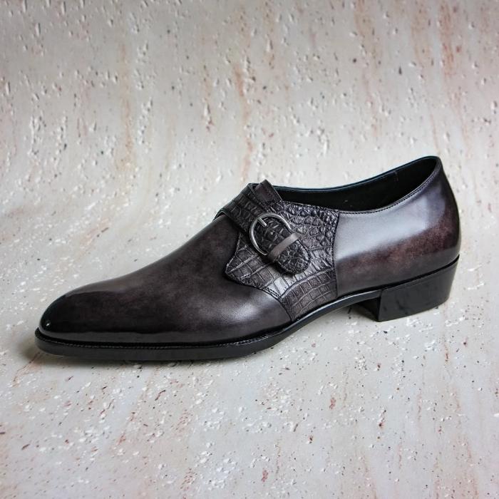 Chapsal Single Monk Leather Shoes