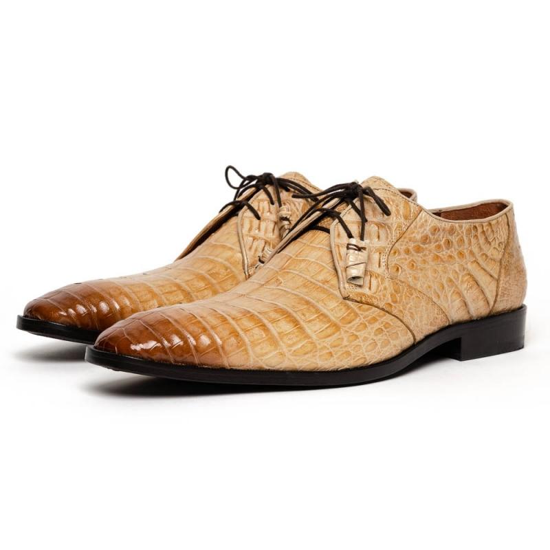 Los Altos Caiman Belly Derby Shoes