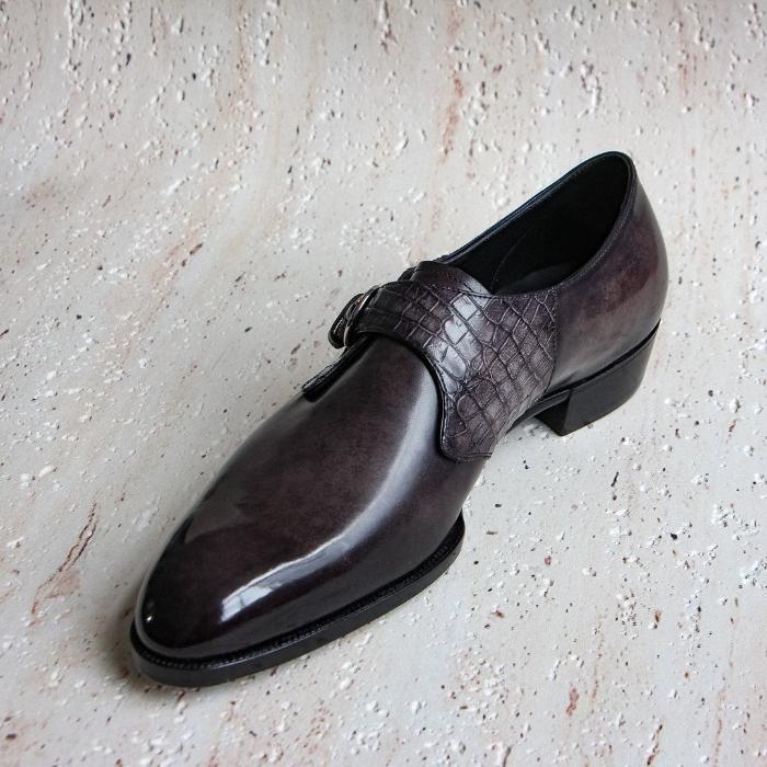 Chapsal Single Monk Leather Shoes
