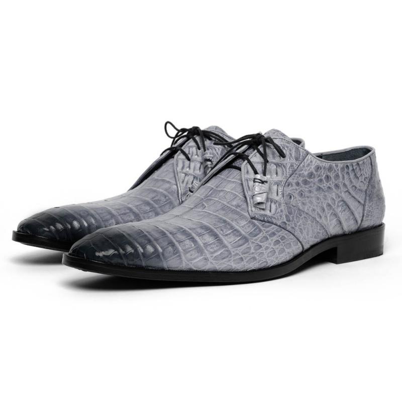 Los Altos Caiman Belly Derby Shoes