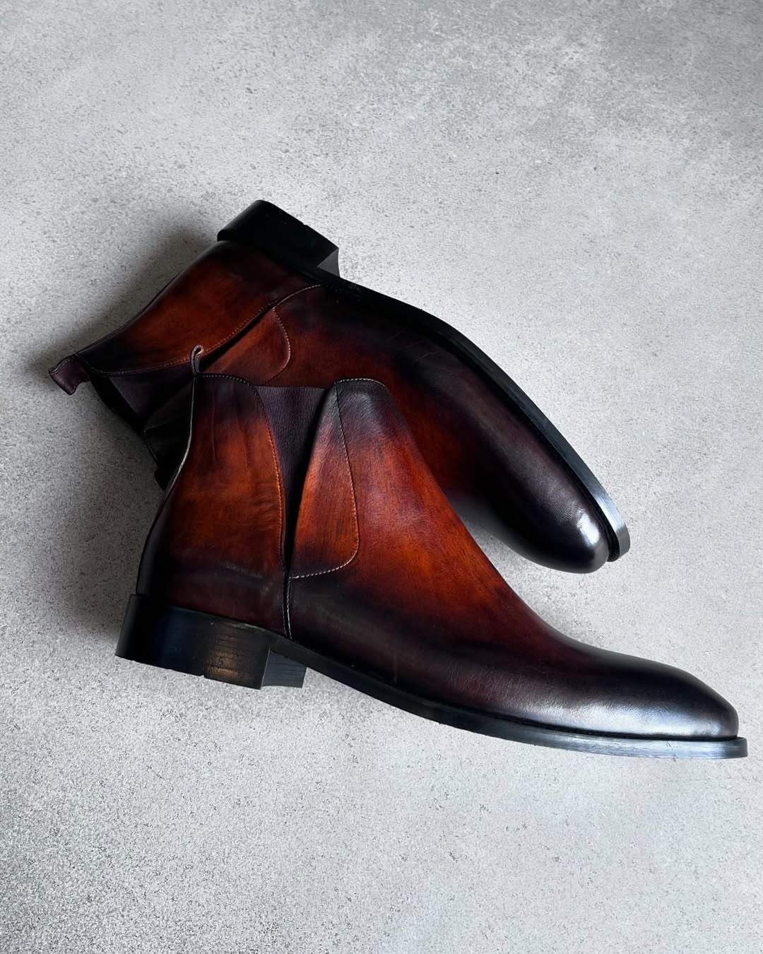 Genuine Leather Handmade Boots Men