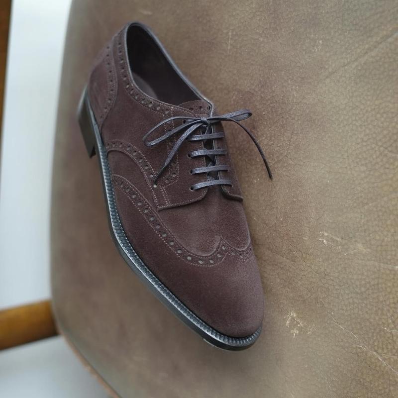 Dark Brown Suede Shoes