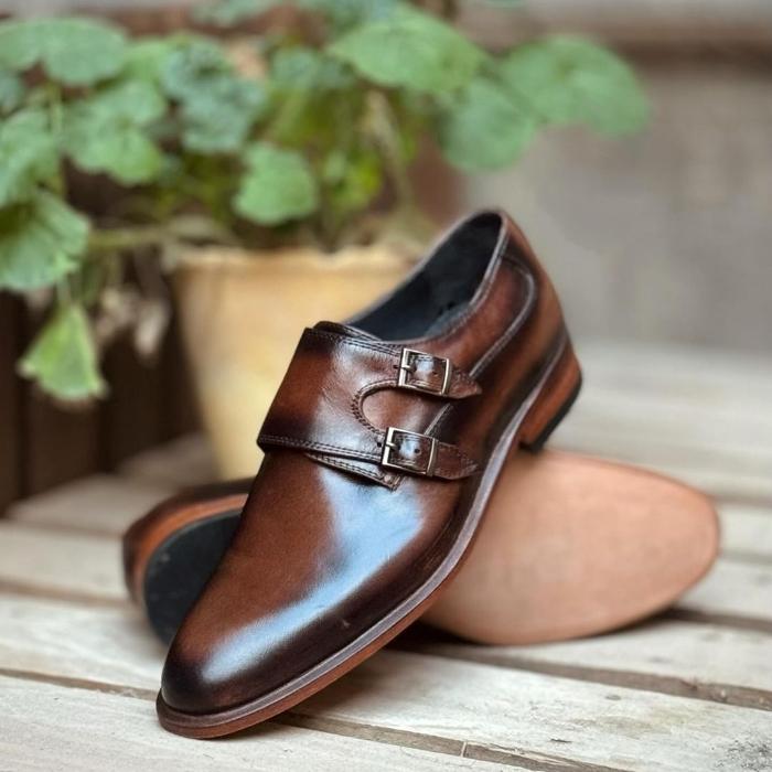 Men's Double Monk Strap Formal Shoes