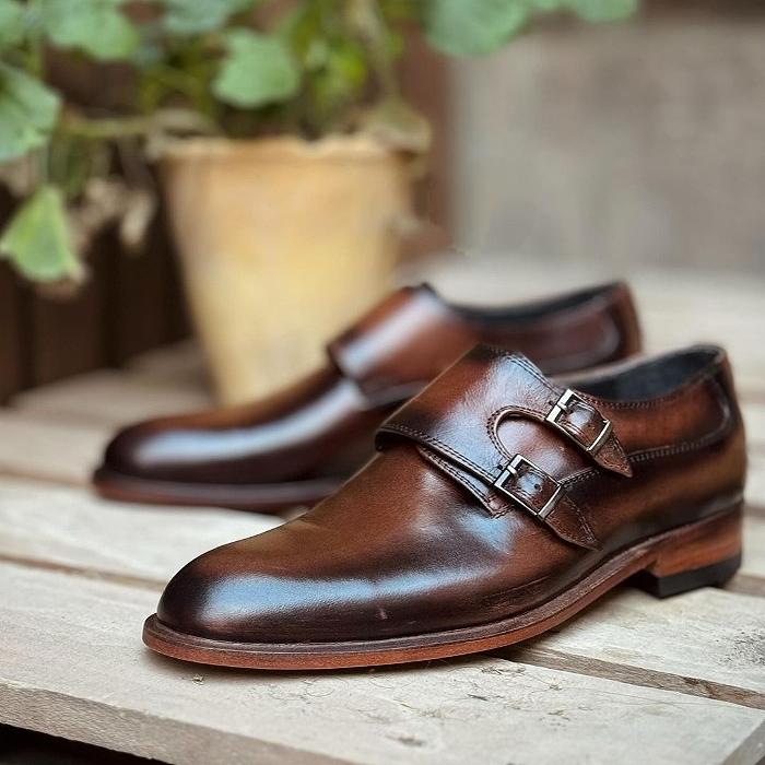 Men's Double Monk Strap Formal Shoes