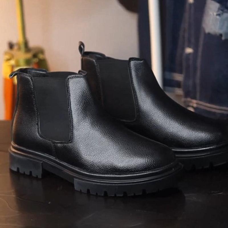 Men Mid Top Chelsea Boots