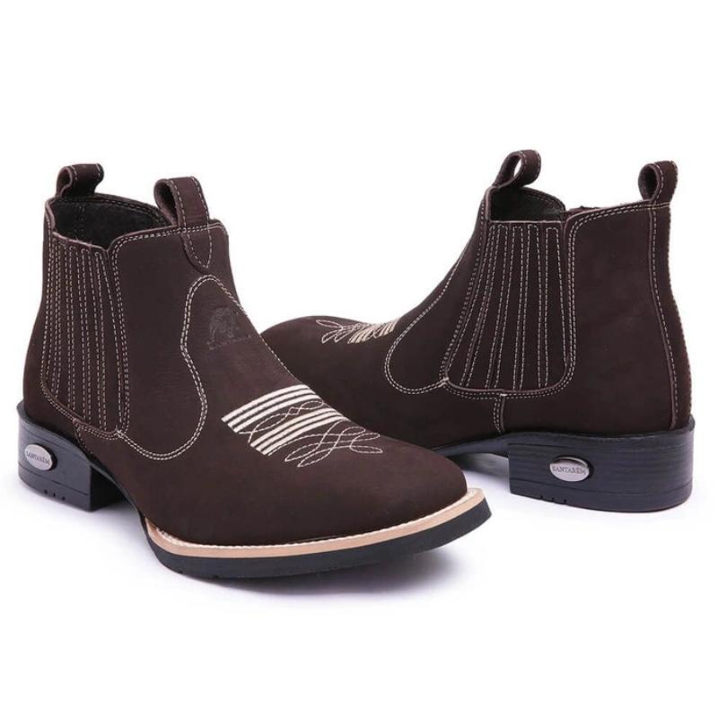 Handmade Suede Cowboy Boots