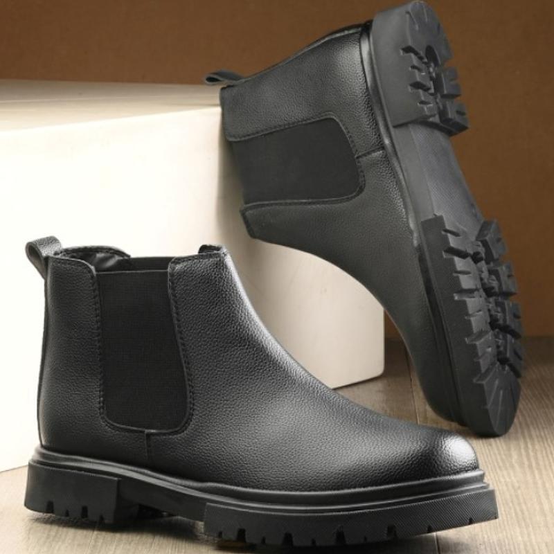 Men Mid Top Chelsea Boots