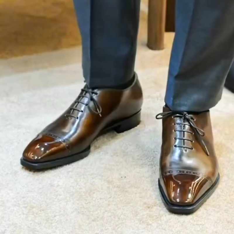 Genuine Leather Luxury Dress Oxfords