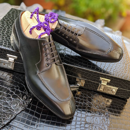 Handmade Split Toe Cowhide Formal Derby