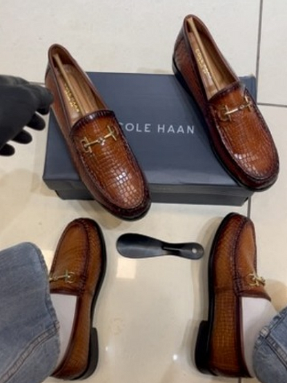 Handmade Men's Crocodile Leather Shoes