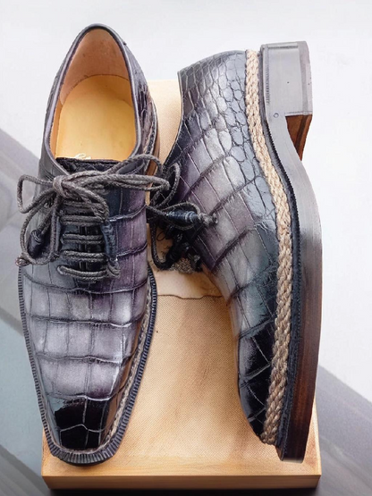 Handmade Crocodile Luxury Dress Shoes