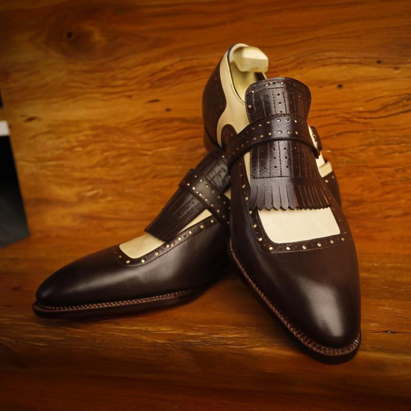 Handmade Calfskin Tassel Loafers