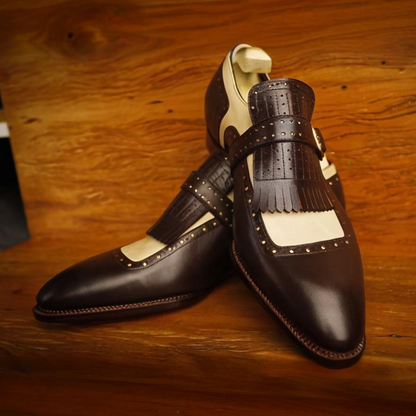 Handmade Calfskin Tassel Loafers
